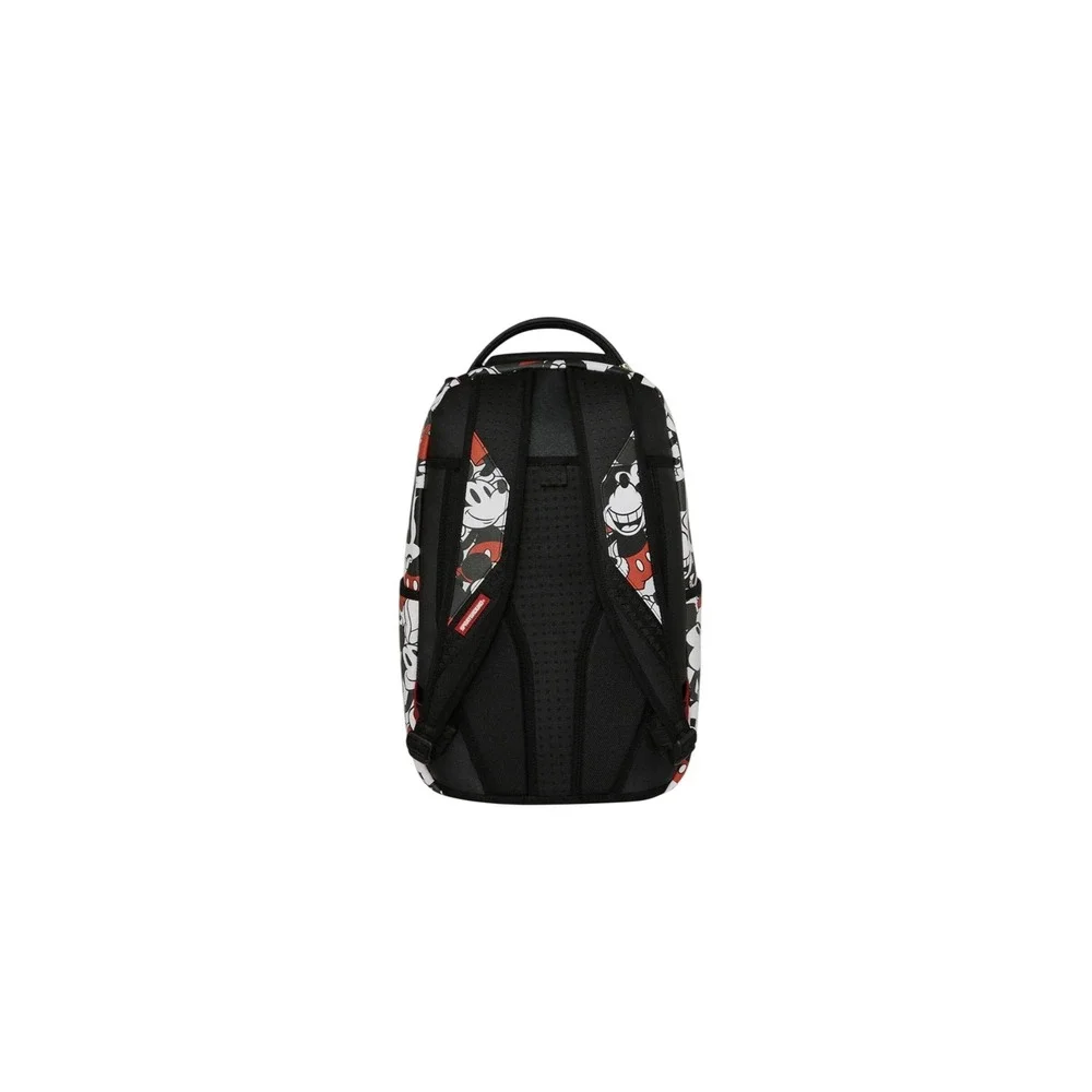 Sprayground Disney Mickey Mouse Crammed Backpack Red White Black Special Edition